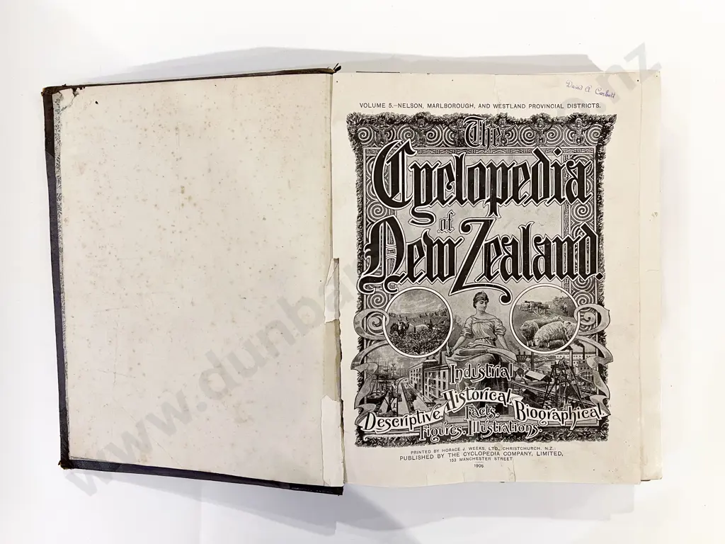 Cyclopedia of New Zealand - Volume Five Image 1++