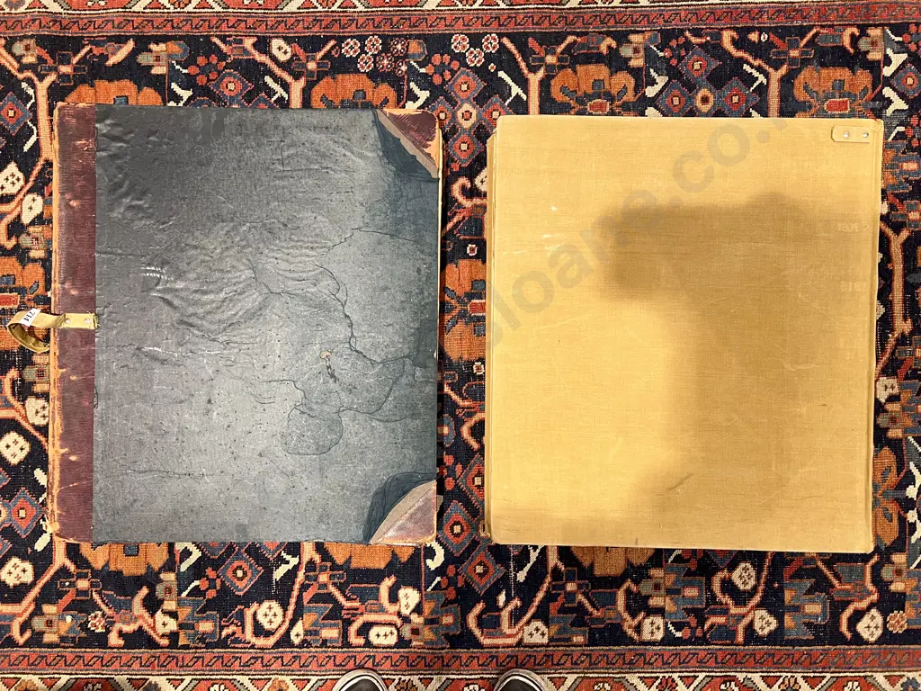 Two Large Vintage Evening Post Books together with Others Image 1++