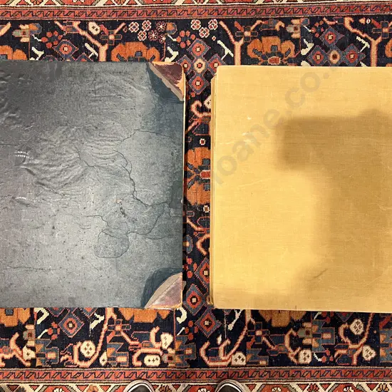 Two Large Vintage Evening Post Books together with Others