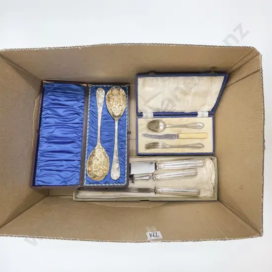 Three Boxed Sets of Cutlery