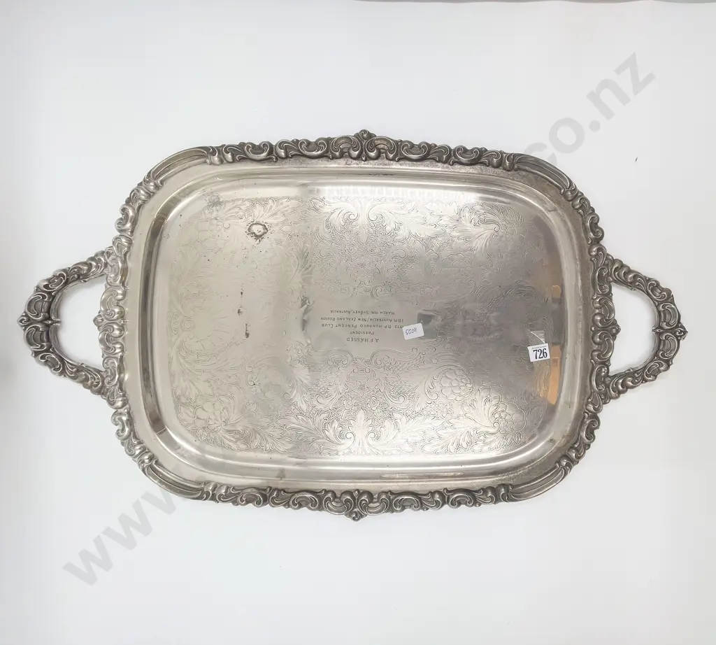 S/P Double Handled Tray Image 1++