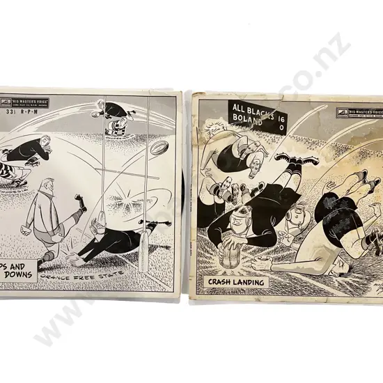 South Africa 1960 Rugby Test Records - No. 3 & No. 4 - 45rpm Vinyl