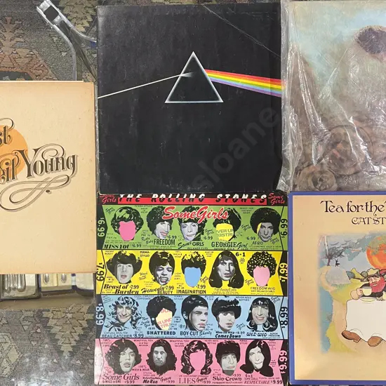 Six Assorted Vinyl Records