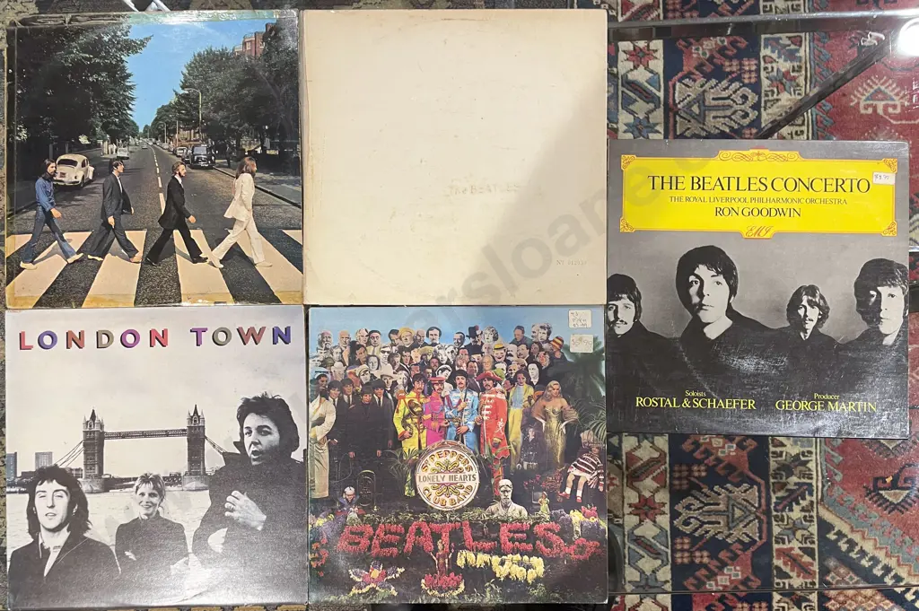 Five Assorted Vinyl Records Image 1++