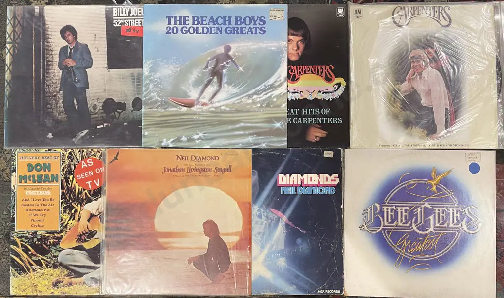 Eight Assorted Vinyl Records Image 1++
