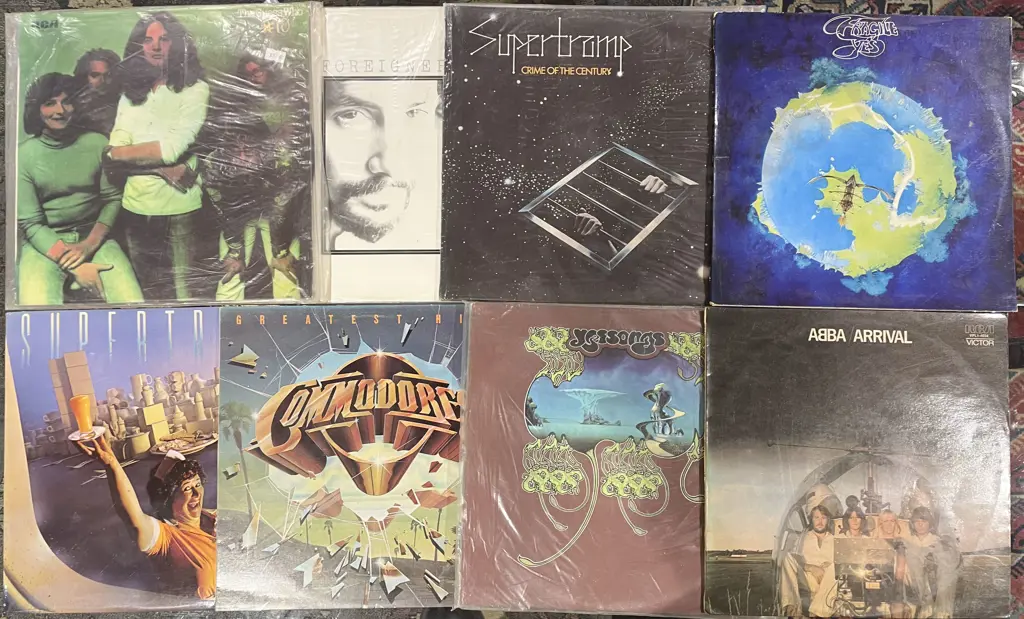 Eight Assorted Vinyl Records Image 1++