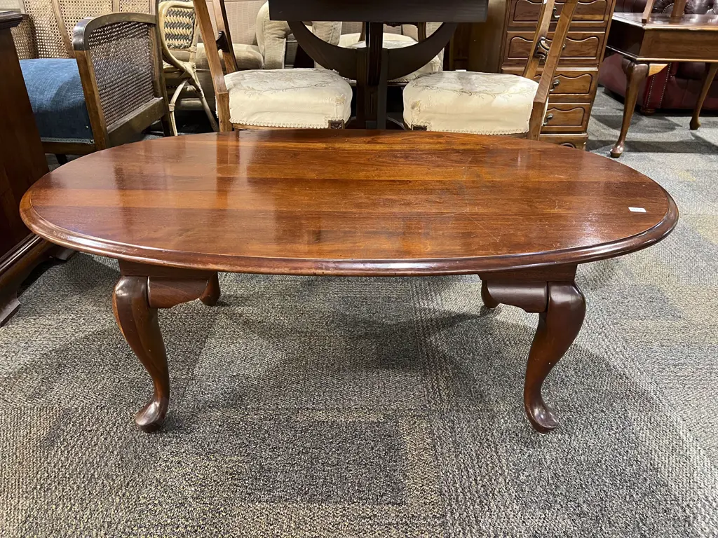 Two Cabiole Leg Side Tables Image 1++