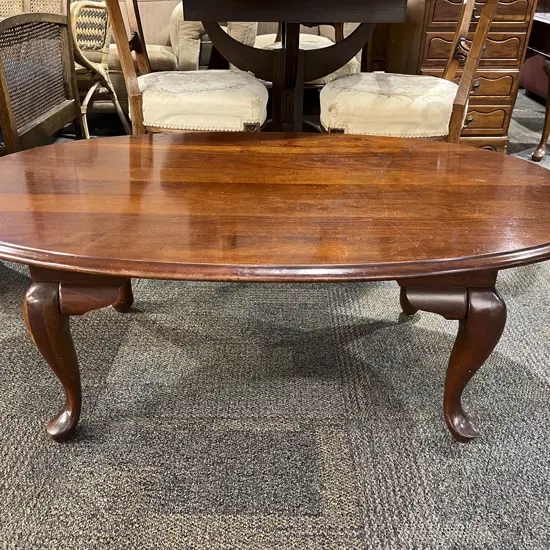 Two Cabiole Leg Side Tables