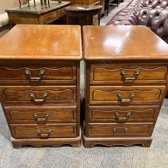 A Pair of Bedside Chests