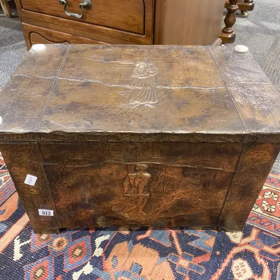 Copper Covered Coal Box
