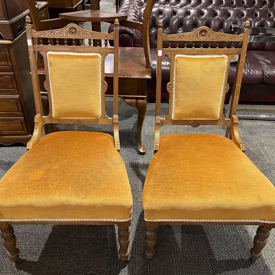 A Pair of Vict Side Chairs