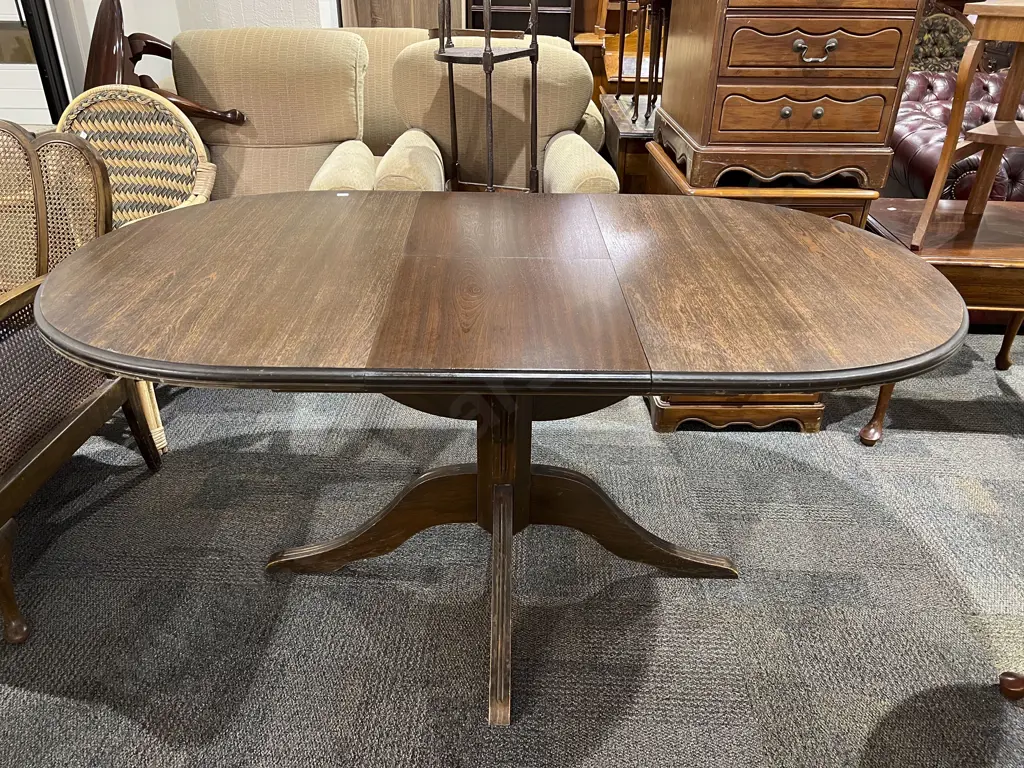 Reproduction Extension Dining Table Image 1++