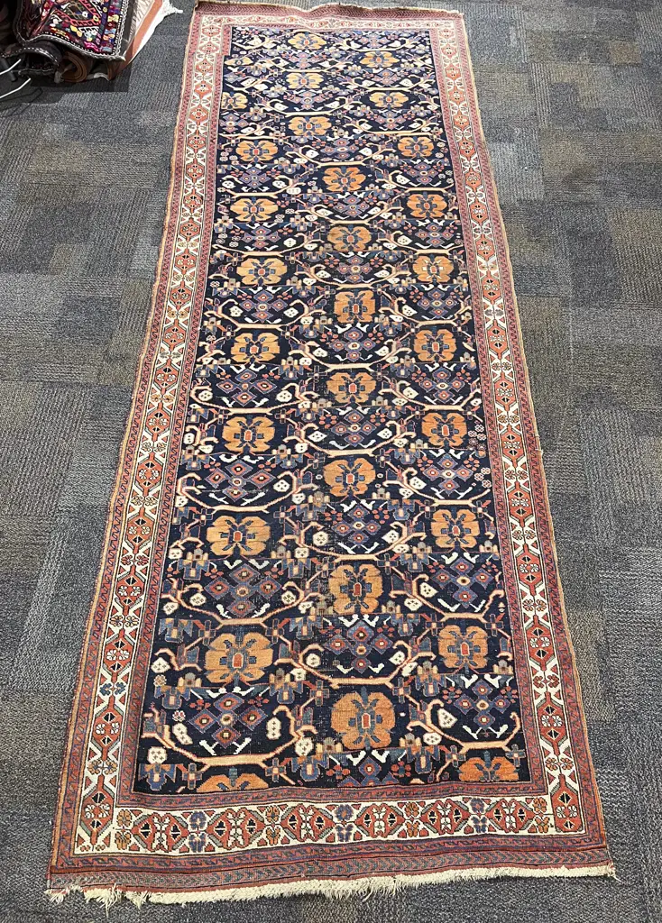 Persian Hall Runner with All Over Floral Motif Image 1++