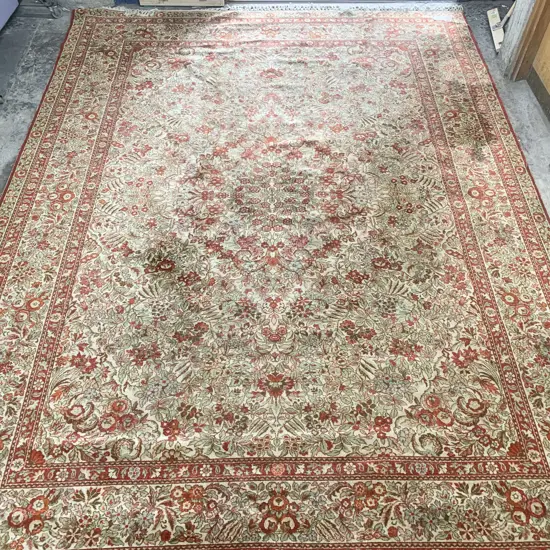 Large Floral Persian Floor Rug