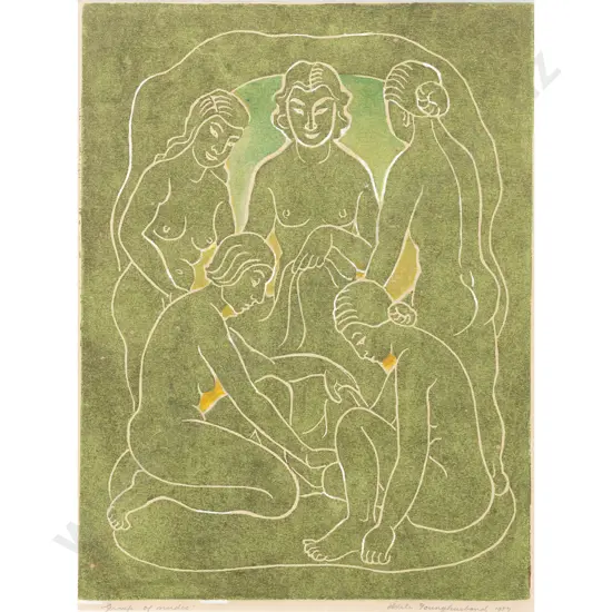 Adele Younghusband - Group of Nudes