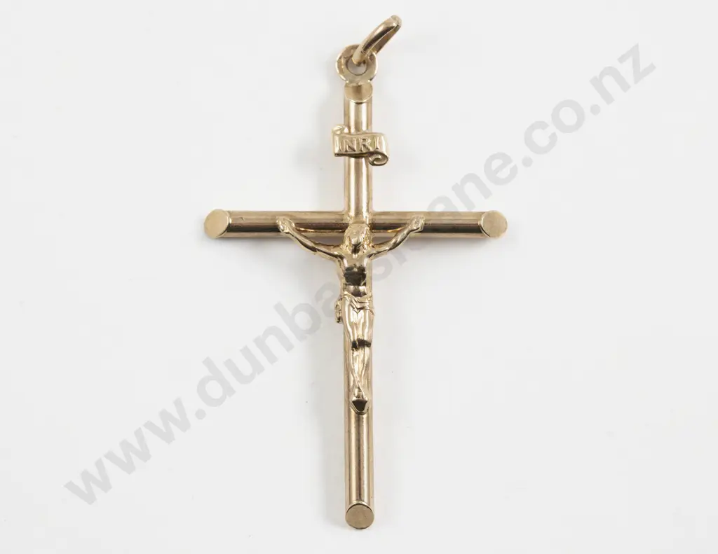 9ct Cross Pendant Image 1++