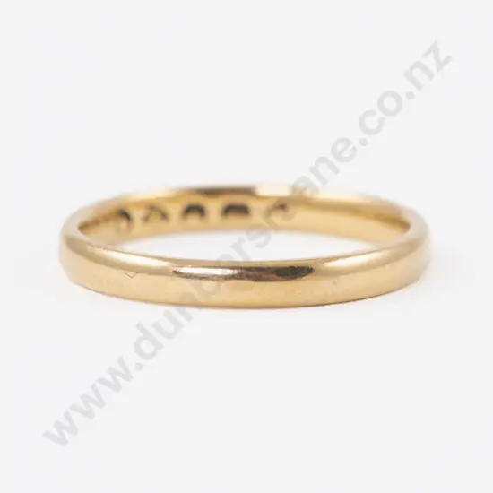 22ct Plain Wedding Band