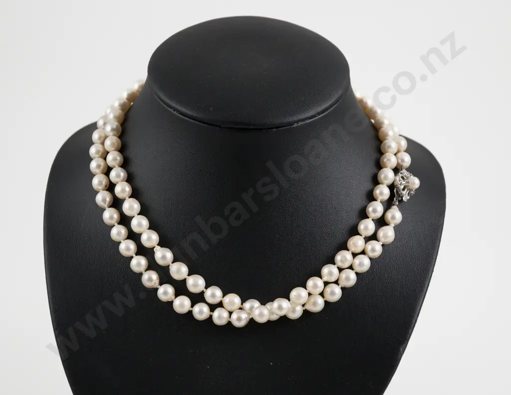 Single Strand Uniform Fresh Water Pearl Opera Length Necklace Image 1++