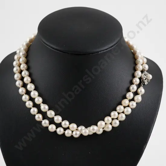 Single Strand Uniform Fresh Water Pearl Opera Length Necklace