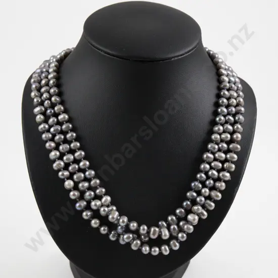 Single Strand Fresh Water Pearl Opera Length Necklace