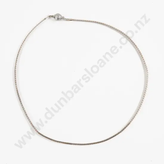 S/S Flat Snake Link Neck Chain