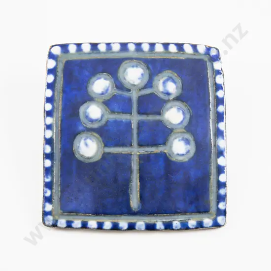 Vintage Karin Org Aase (Denmark) Ceramic Brooch