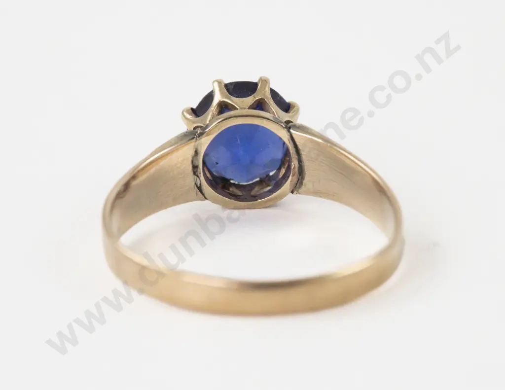 15ct Single Stone Topaz Ring Image 1++