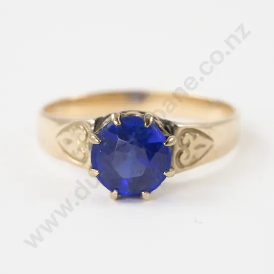 15ct Single Stone Topaz Ring