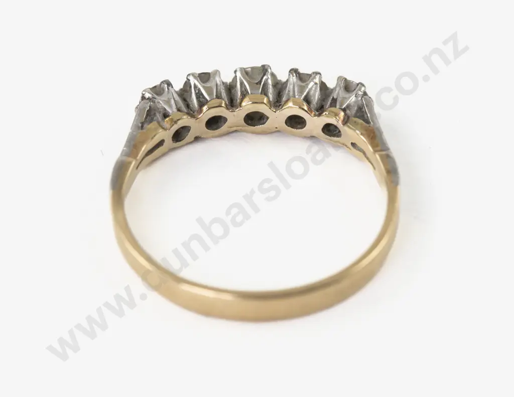 18ct Five Stone Diamond Ring Image 1++