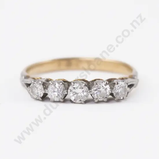 18ct Five Stone Diamond Ring