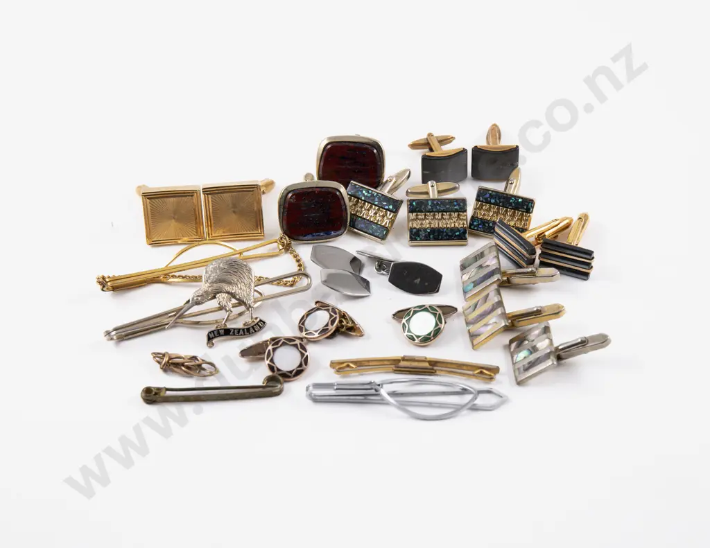 Collection of Assorted Cufflinks and Others Image 1++