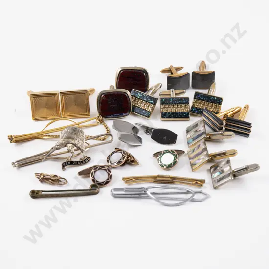 Collection of Assorted Cufflinks and Others