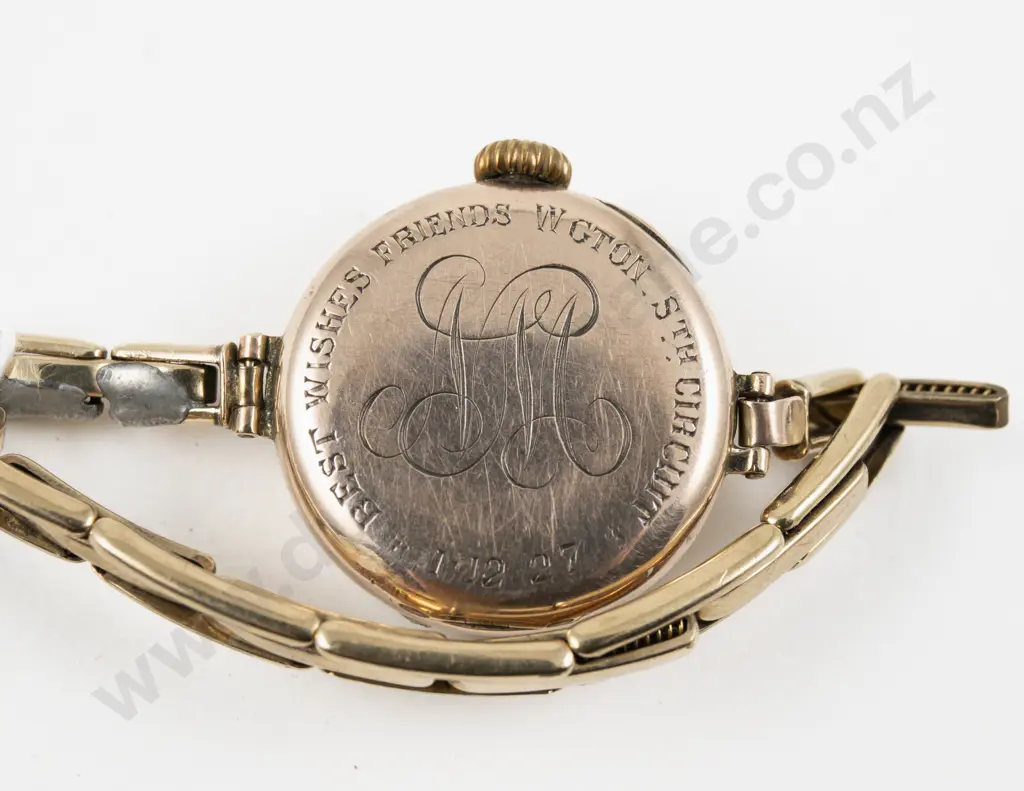 Vintage 9ct Cased Rolex Ladies Wrist Watch Image 1++
