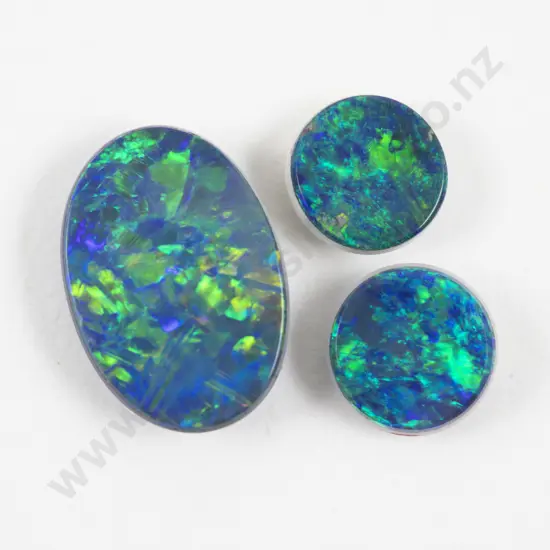 Three Unmounted Opals