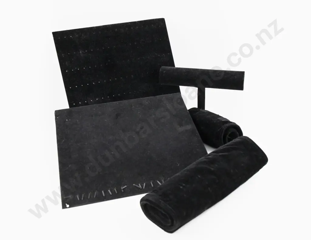 Collection of Assorted Velvet Jewellery Holder Display Stands etc Image 1++
