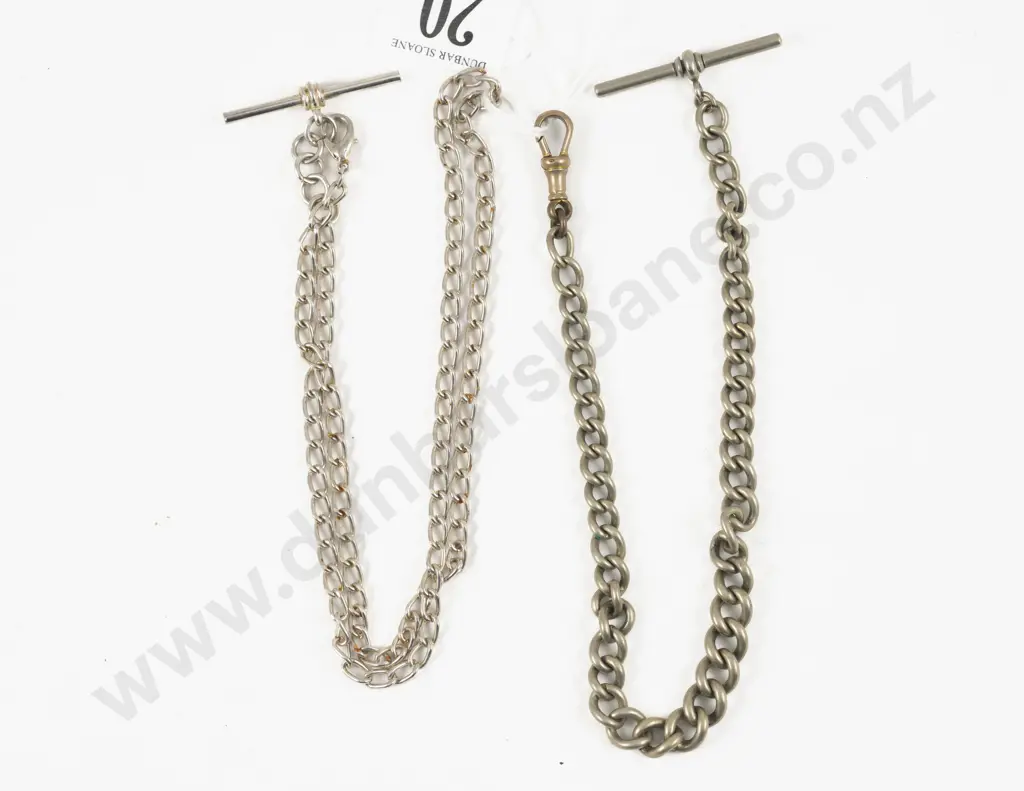 S/S Curb Link Albert Chain with Other Image 1++