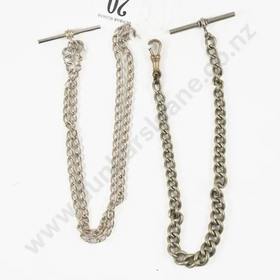 S/S Curb Link Albert Chain with Other