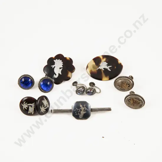 Two Pairs of S/S Butterfly Wing Earrings with Assorted