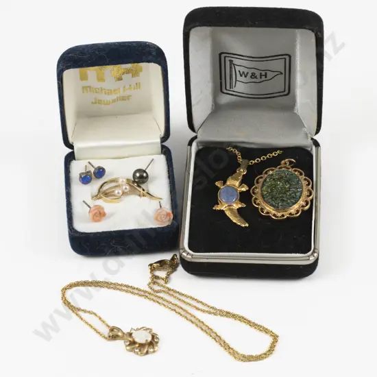 Collection of Gold Plated Opal Jewellery with Others