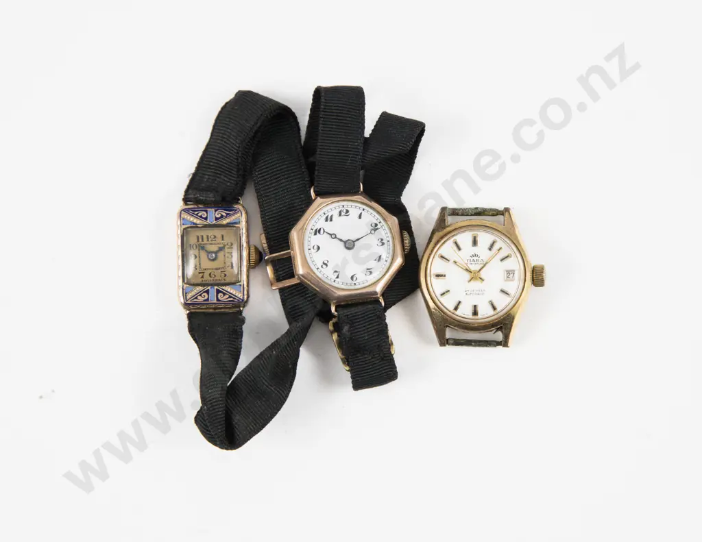 Two Vintage 9ct Cased Ladies Wrist Watch with Other Image 1++