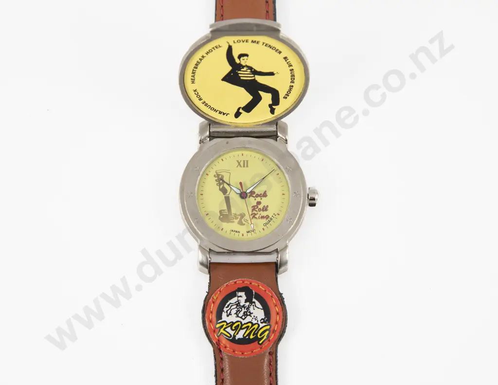 Elvis Presley 'Rock n Roll King' Collectable Wrist Watch Image 1++