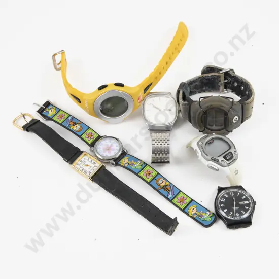 Collection of Five Various Wrist Watches incl Cartier