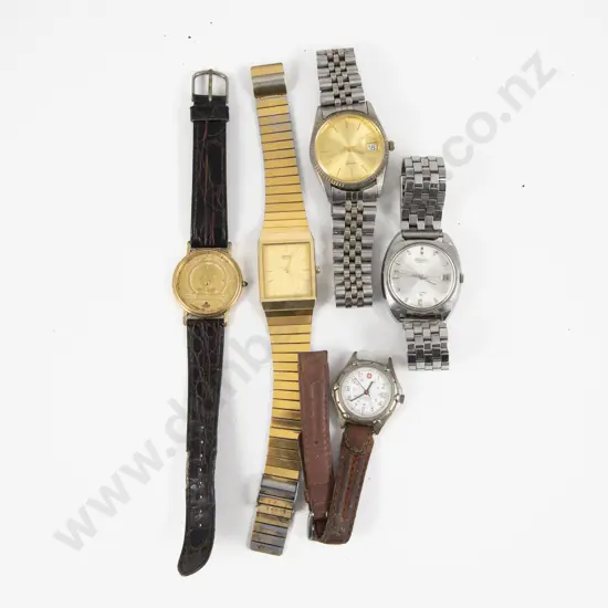 Collection of Five Various Wrist Watches
