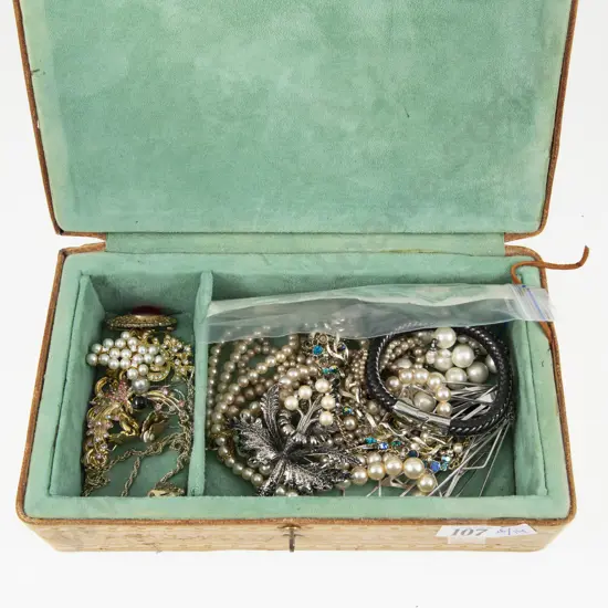 Collection of Assorted Costume Jewellery with Jewellery Box and Other