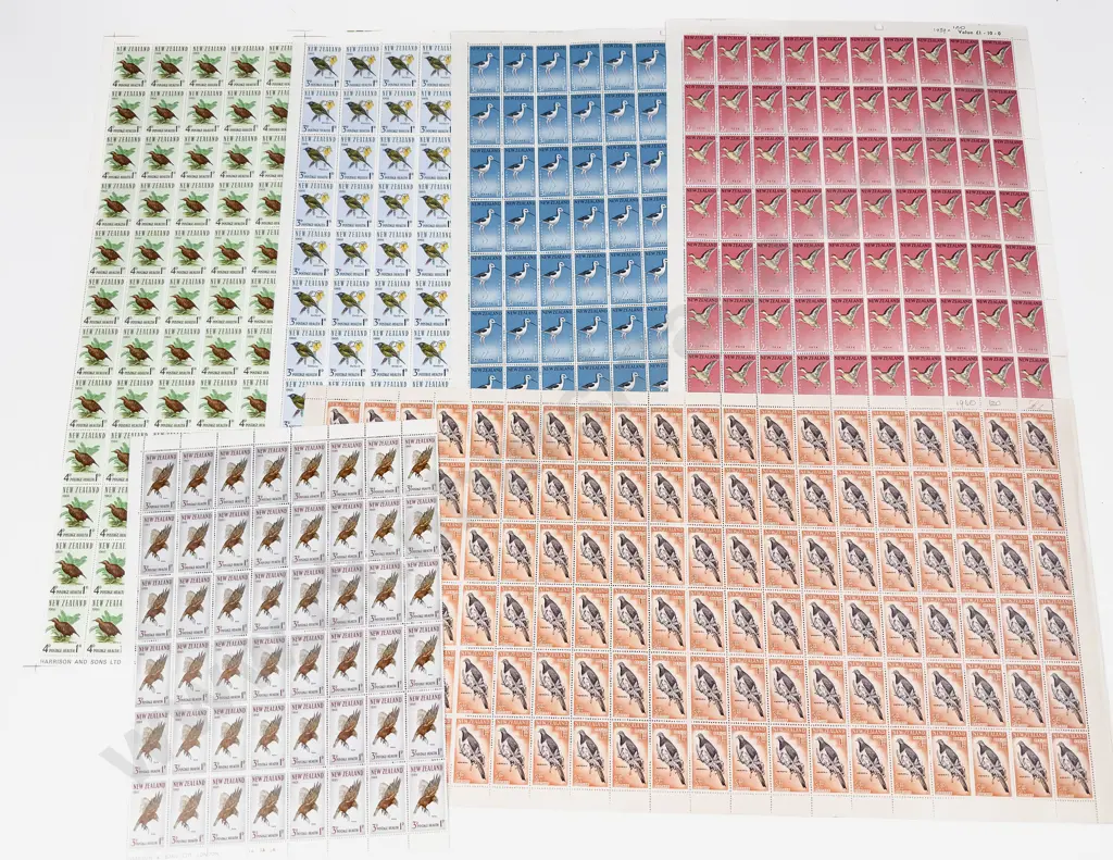 NZ Mint Stamp Sheets 1959-60 61 64 66 Health Image 1++