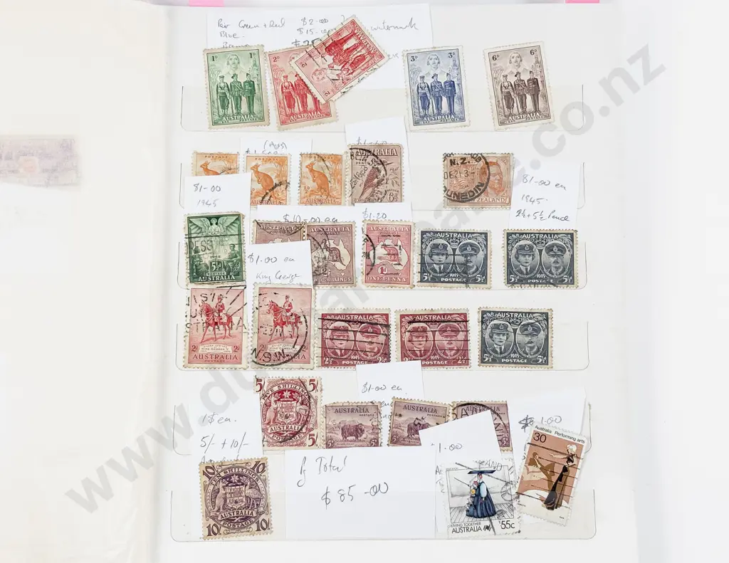 Vintage Stock Book Album New Zealand and Australia Image 1++