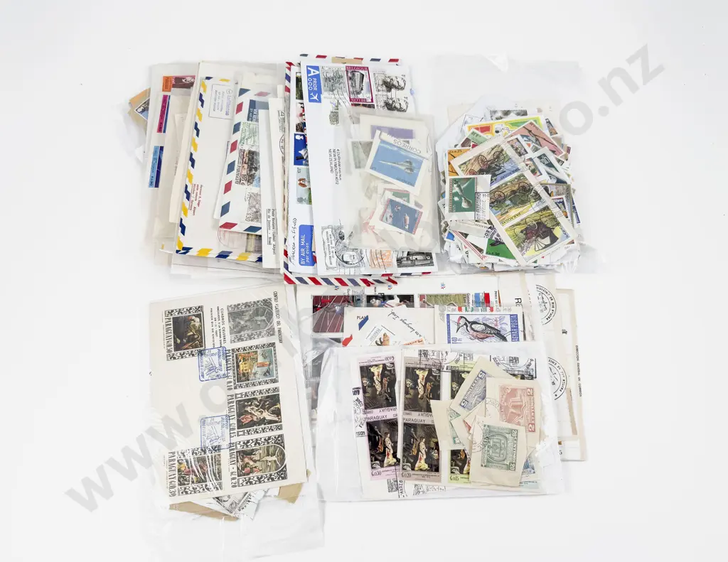 Mainly Vintage Paraguay FDC's Commemorative Stamps Image 1++