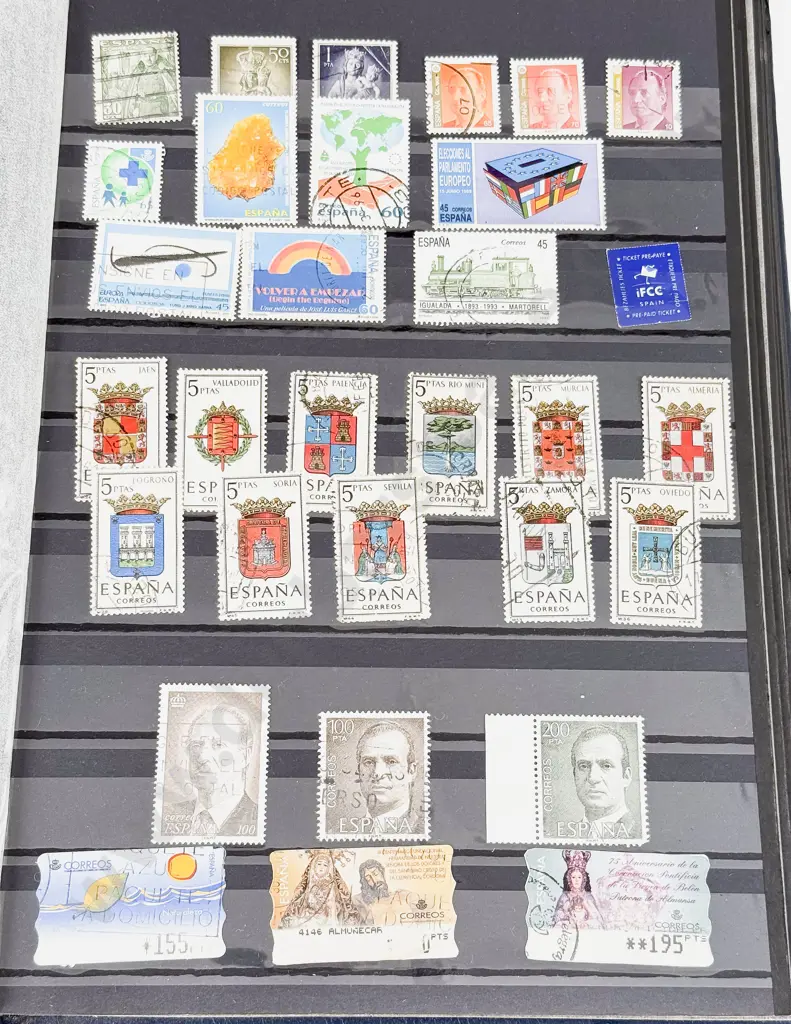 Vintage Stock Book Album Austria Germany Netherlands and Spain Stamps Image 1++