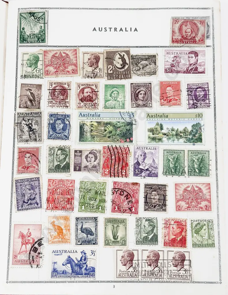 Three Vintage School Boy World Stamp Albums Image 1++