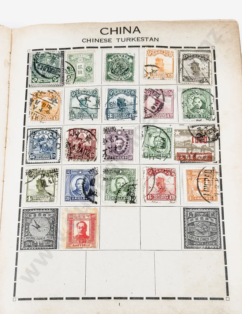 Three Vintage School Boy World Stamp Albums Image 1++